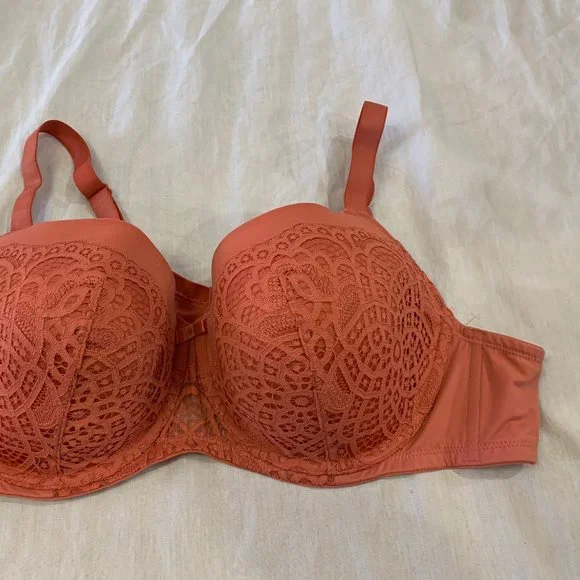 🌼AUDEN BALCONETTE COVERAGE LIGHTLY LINED WOMENS UNDERWIRE BRA SIZE 46… 🌼